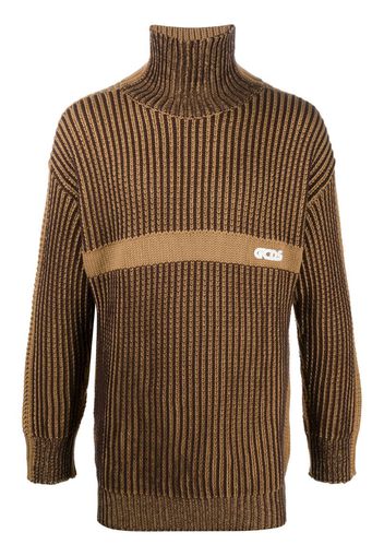 waffle knit jumper