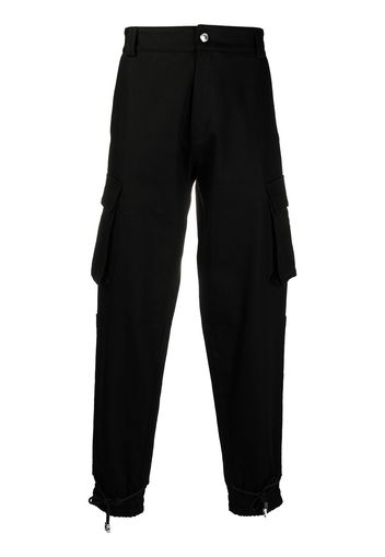 Gcds straight-leg cargo trousers - Nero