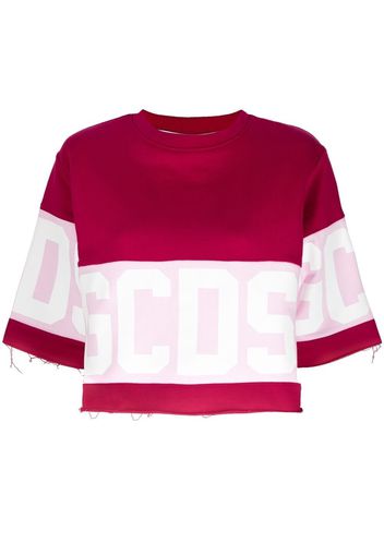 Gcds logo-print sweatshirt - Rosa