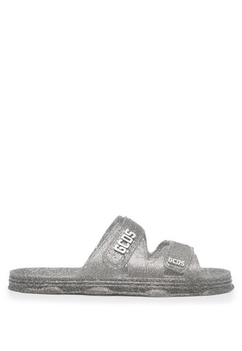 Gcds logo plaque glittery slides - Grigio