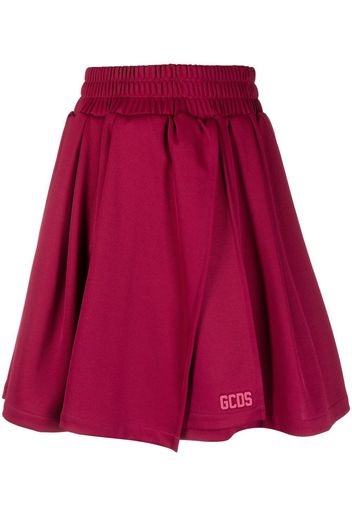 Gcds Minigonna con logo - Rosa