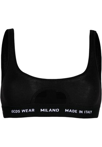 Gcds Reggiseno con ricamo - Nero