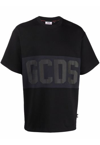 Gcds tonal logo-print cotton T-shirt - Nero