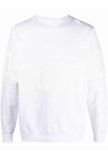 Gcds logo print sweatshirt - Bianco