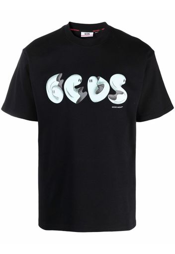 Gcds graphic-print cotton T-shirt - Nero