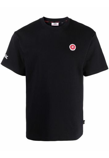 Gcds logo-patch cotton T-shirt - Nero