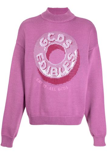 Gcds Maglione a collo alto Candy - Viola