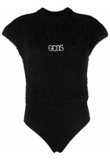 Gcds logo-print knitted top - Nero