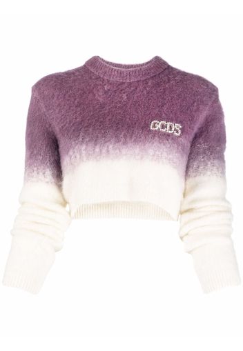 Gcds gradient-effect cropped jumper - Viola