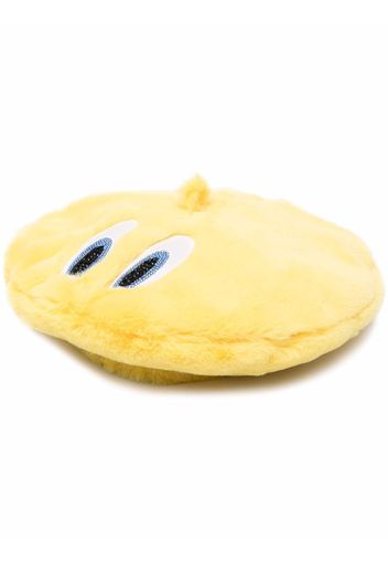 Gcds Tweety faux-fur beret - Giallo