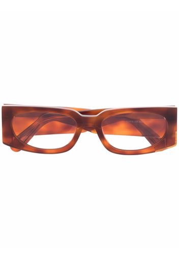 Gcds tortoiseshell rectangular-frame sunglasses - Marrone