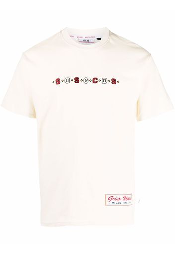 Gcds logo-print T-shirt - Toni neutri