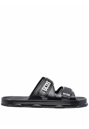 Gcds logo-strap sandals - Nero