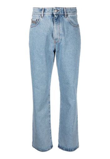 Gcds Jeans a vita alta - Blu