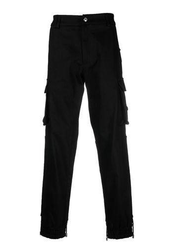 Gcds straight-leg cargo trousers - Nero