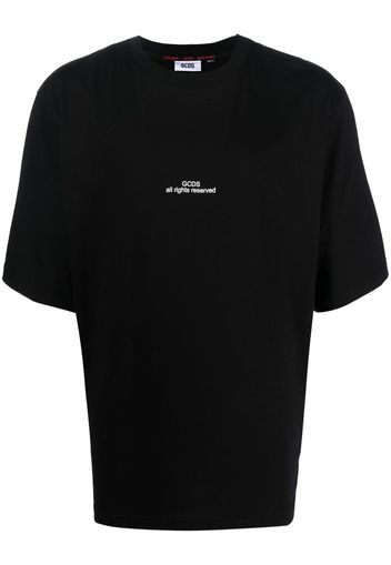 Gcds logo-print short-sleeve T-shirt - Nero