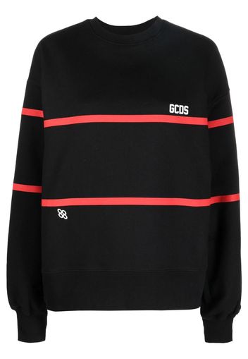 Gcds stripe-detailed sweatshirt - Nero