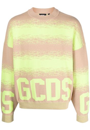 Gcds Maglione con effetto sfumato - Marrone