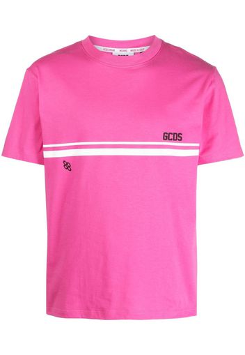 Gcds logo-print short-sleeve t-shirt - Rosa
