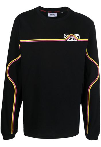 Gcds logo-print cotton sweatshirt - Nero