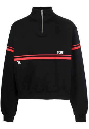 Gcds Gcds logo-print cotton sweatshirt - Nero