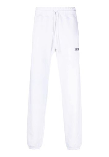 Gcds tapered-leg drawstring trousers - Bianco