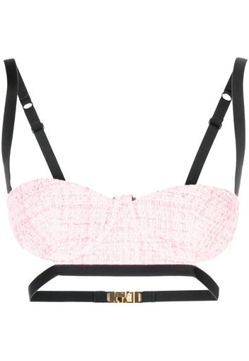 Gcds tweed bra top - Rosa