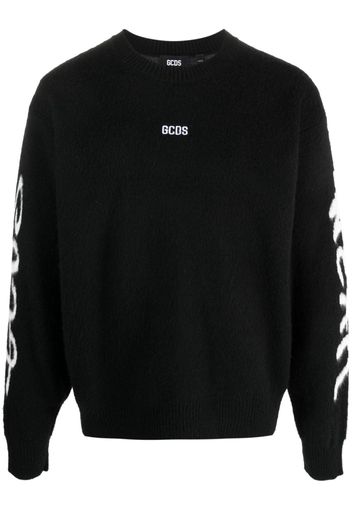 Gcds Gcds Graffiti Brushed Sweater - Nero