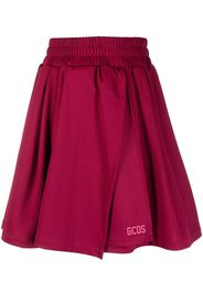 Gcds Minigonna con logo - Rosa