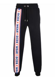 Gcds side logo stripe track pants - Nero