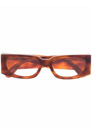 Gcds tortoiseshell rectangular-frame sunglasses - Marrone