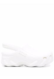 Gcds Ibex embossed-logo clogs - Bianco