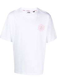 Gcds rear logo-print detail T-shirt - Bianco