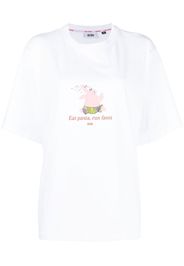 Gcds slogan-print T-shirt - Bianco