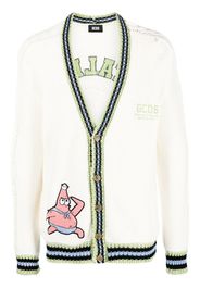 Gcds Spongebob long sleeve cardigan - Bianco