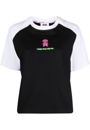 Gcds slogan-print T-shirt - Nero