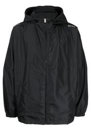 Gcds hooded lightweight jacket - Nero