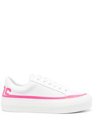 Gcds logo-print low-top sneakers - Bianco