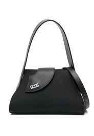 Gcds small Comma logo-lettering tote bag - Nero