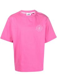 Gcds Surfing Wirdo graphic-print T-shirt - Rosa