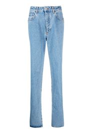 Gcds Bling cut-out jeans - Blu