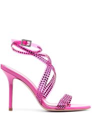 Gedebe Kim 100mm crystal-embellished sandals - Rosa