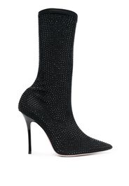 Gedebe Logan crystal-embellished boots - Nero