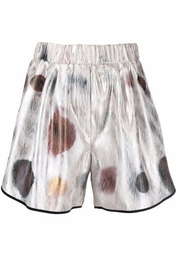 Genny shorts con effetto metallico - Toni neutri