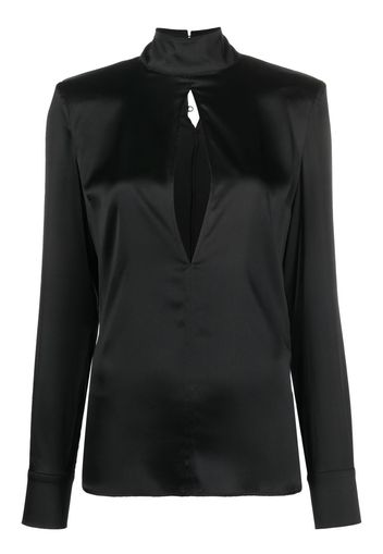 Genny Camicia con dettaglio cut-out - Nero