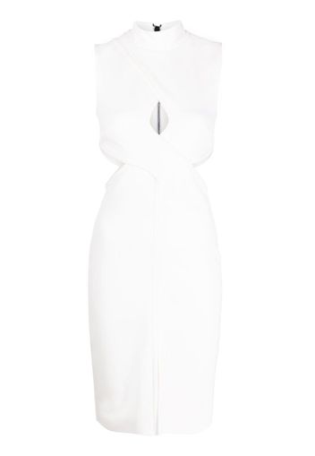 Genny Abito smanicato con cut-out - Bianco