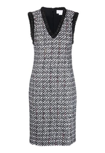 Genny tweed sleeveless dress - Nero