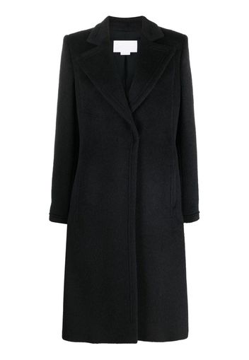 Genny tailored single-breasted coat - Nero