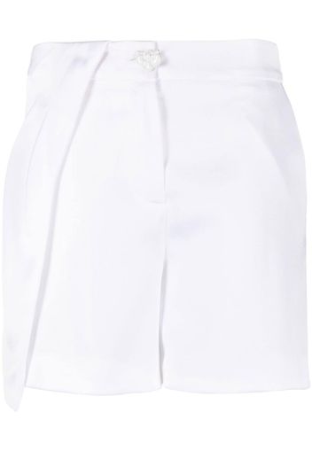 Genny Shorts sartoriali a strati - Bianco