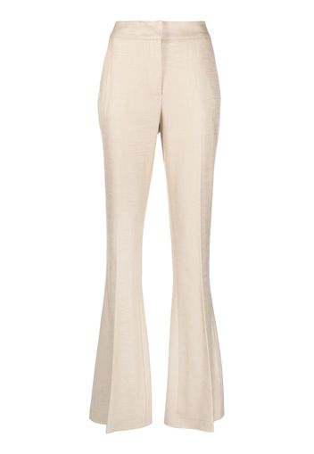 Genny Pantalone stuoia lucida stretch - Toni neutri